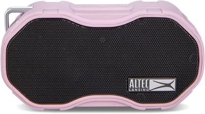 Altec Lansing Baby Boom XL - Waterdigte Bluetooth-luidspreker, draadlose en draagbare luidspreker vir reis- en buitegebruik, diep bas en harde klank, 1 pak, pienk