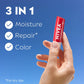 NIVEA Strawberry Lip Care, Tinted Lip Balm Pack with Shea Butter, Nourishing Oils and Vitamin C & E, 3-in-1 Moisture, Repair and Color, 0.17 Oz Stick, Pack of 4