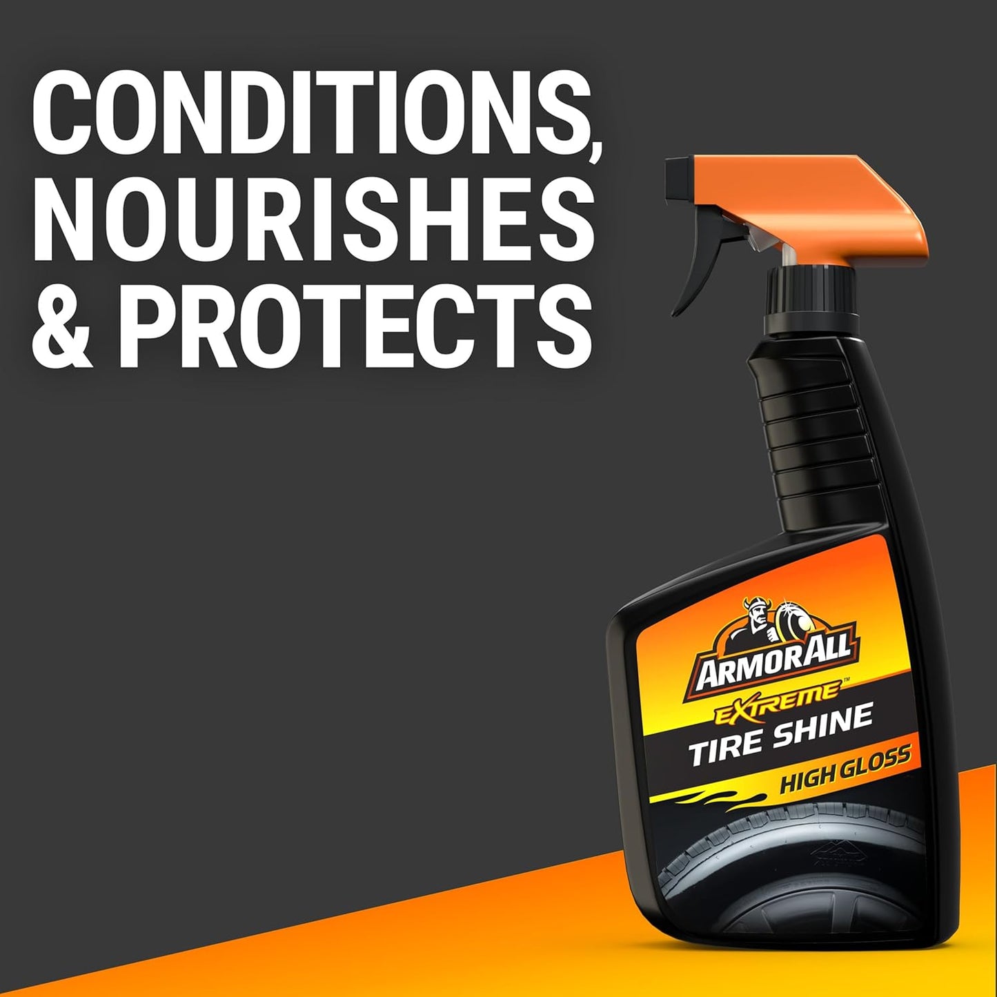 Armor All Brillant Pneus, Nettoyant Pneus en Spray pour une Brillance Précise et Uniforme avec un Minimum de Pulvérisation - 2 unités