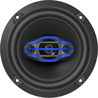 JS-Series JS6504 High Performance 4-Way 6.5 inch Car Audio Speakers 320 Watts Peak Power - PAIR