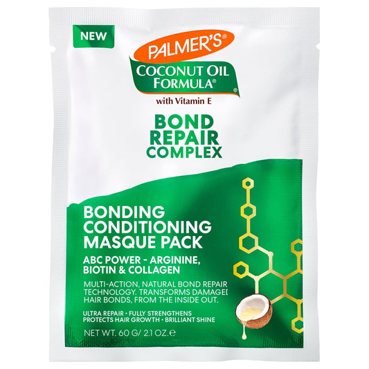 Palmer's Amino Bonding Complex Hair Mask, Intense Conditioning Masque Pack with Coconut Oil & Vitamin E, Heat Protectant, Anti Frizz, Adds Shine -1 oz (Pack of 6)