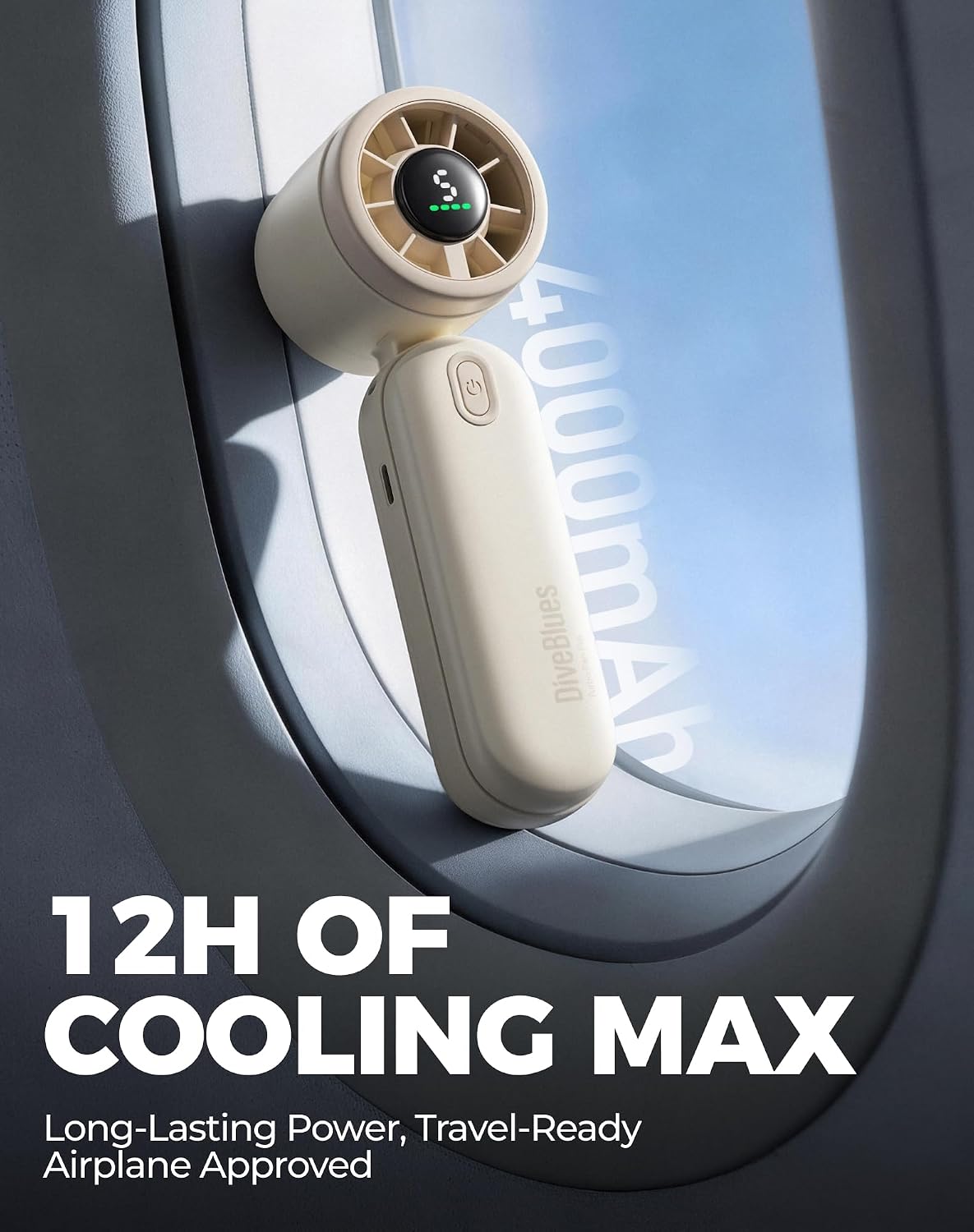 Mini Handheld Turbo Fan 4000mAh 3-in-1 Drabaar - Room