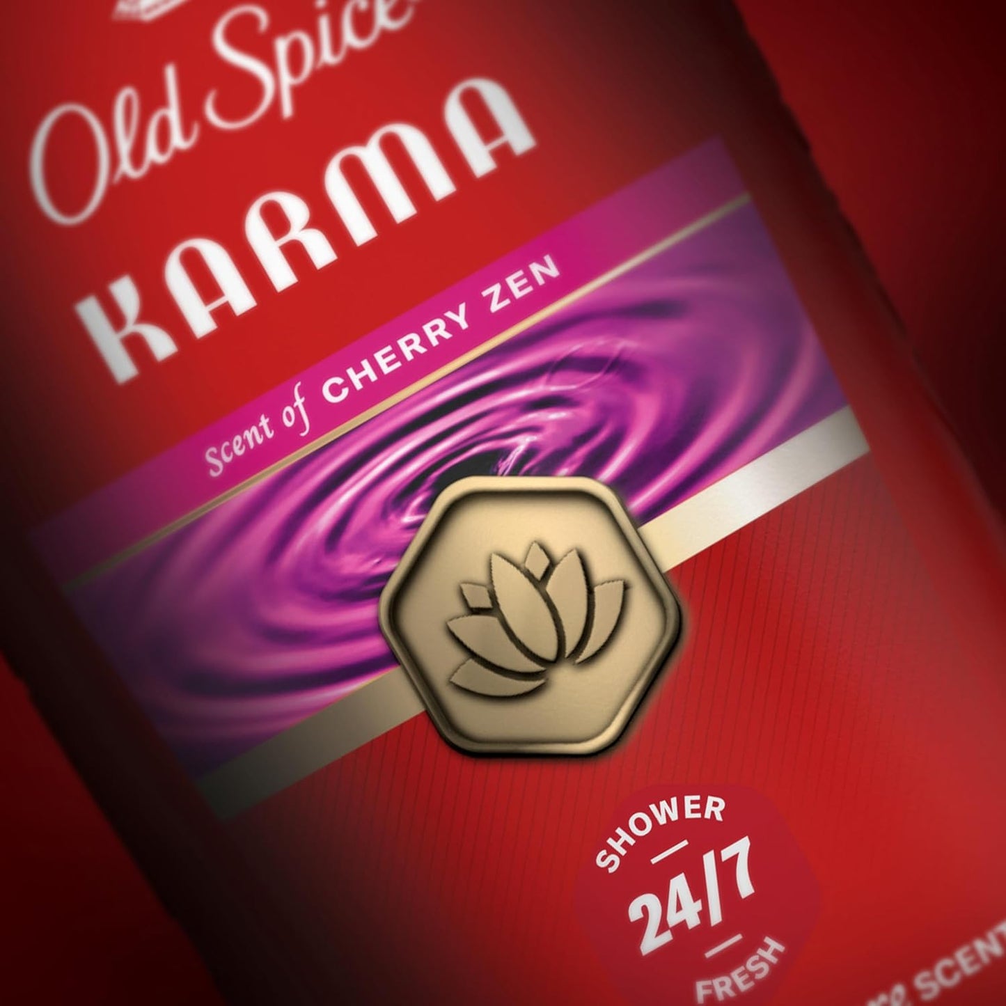 Old Spice Body Wash for Men, 24/7 Shower Fresh & Clean w/Daily Use, Lasting Signature Scent -  Karma w/ Cherry Zen Scent (Pack of 2)