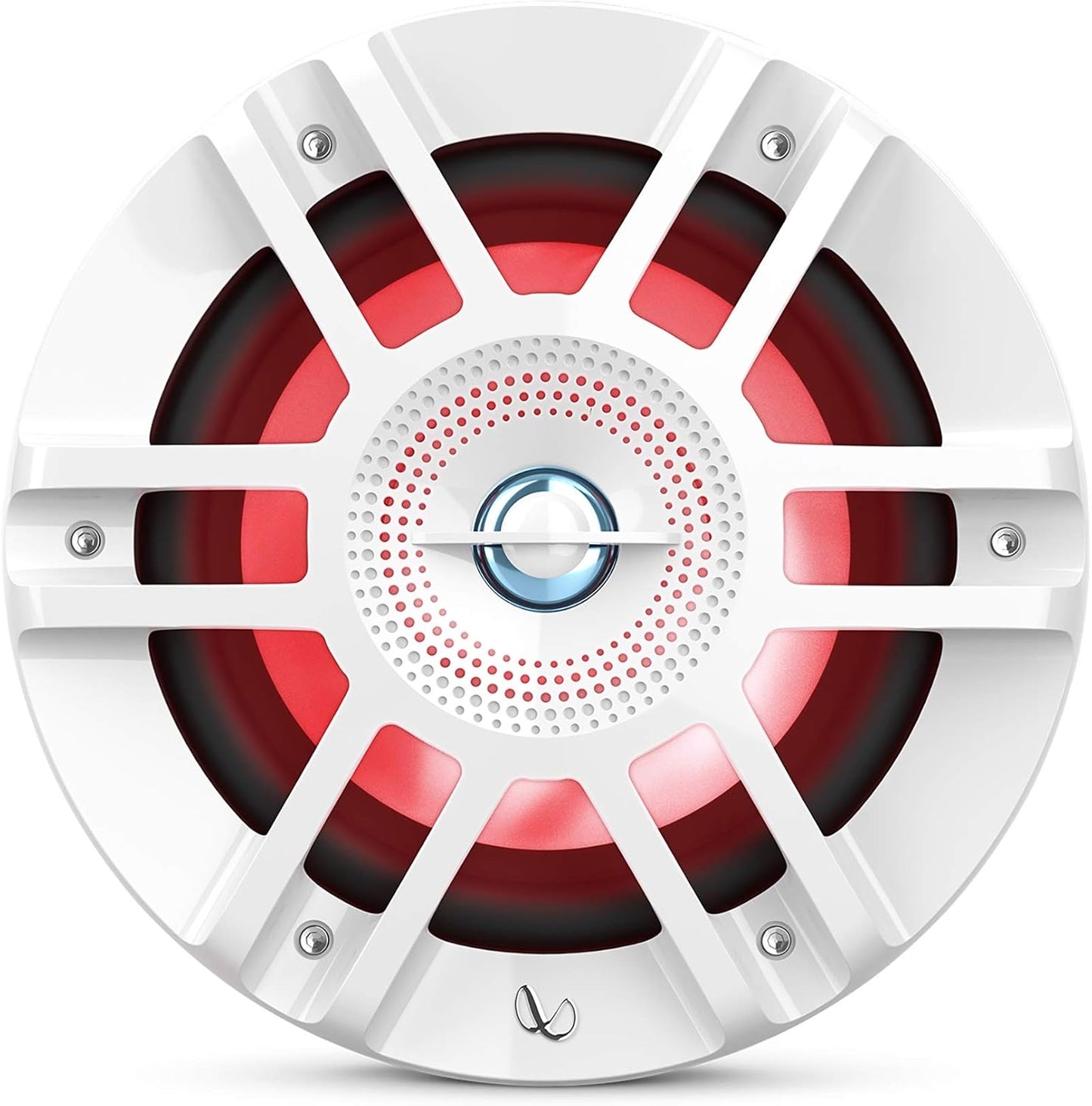 Infinity Kappa Marine Series White 6.5 Inches Premium 2-Way RGB LED Coaxial Speakers (Pair)