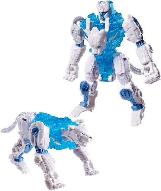 Transformers CYBERWORLD Cheetor Cyber Changers Energon Surge 4-Inch Action Figure Quick Change to Beast Mode - Robot Toys (Kids 6+)