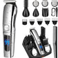 Beard Trimmer for Men, Waterproof Electric Razor for Nose, Body, Face & Mustache, Cordless Hair Clippers Shavers Grooming Kit, Gifts for Men Husband Father