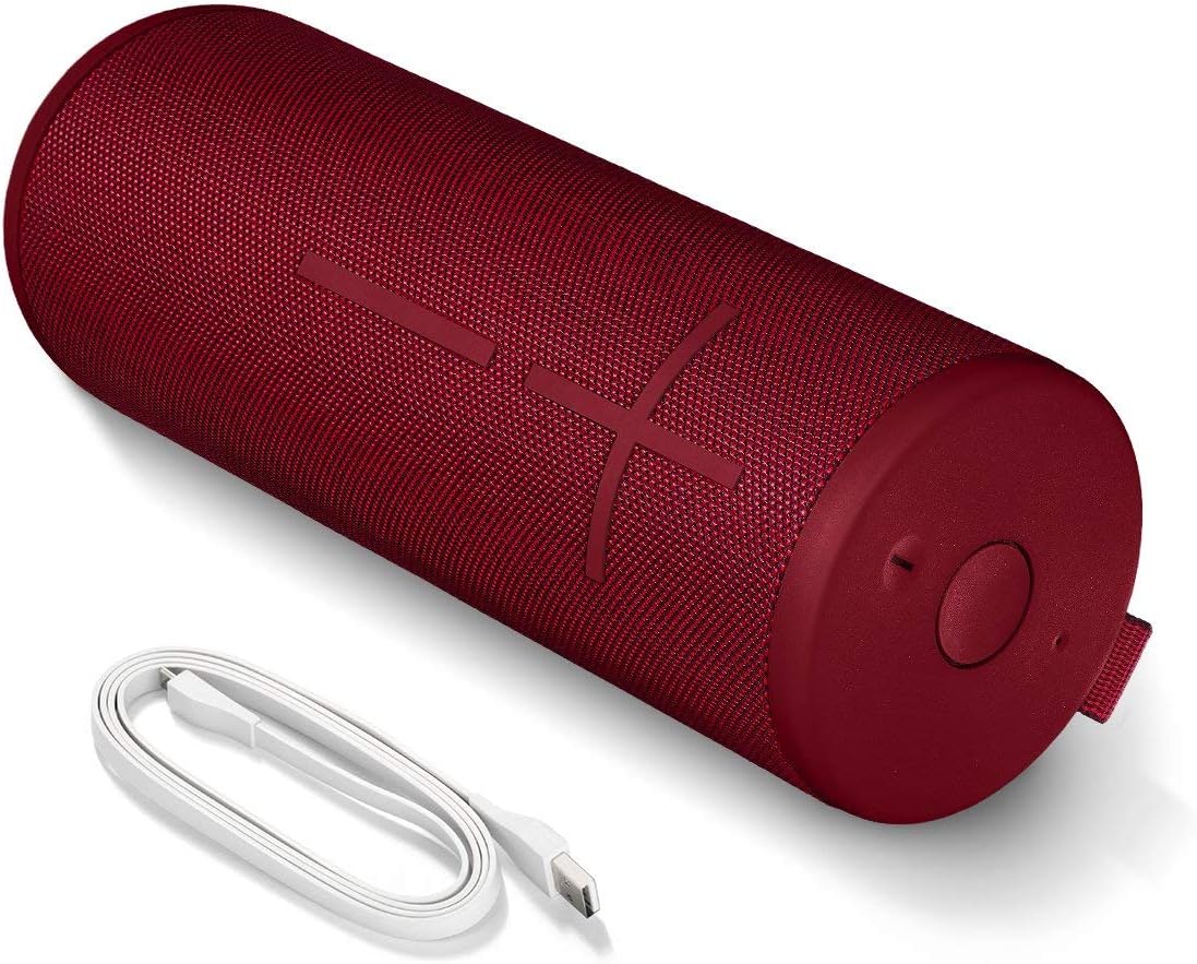Ultimate Ears Boom 3 Portable Waterproof Bluetooth Speaker - Sunset Red (Renewed)