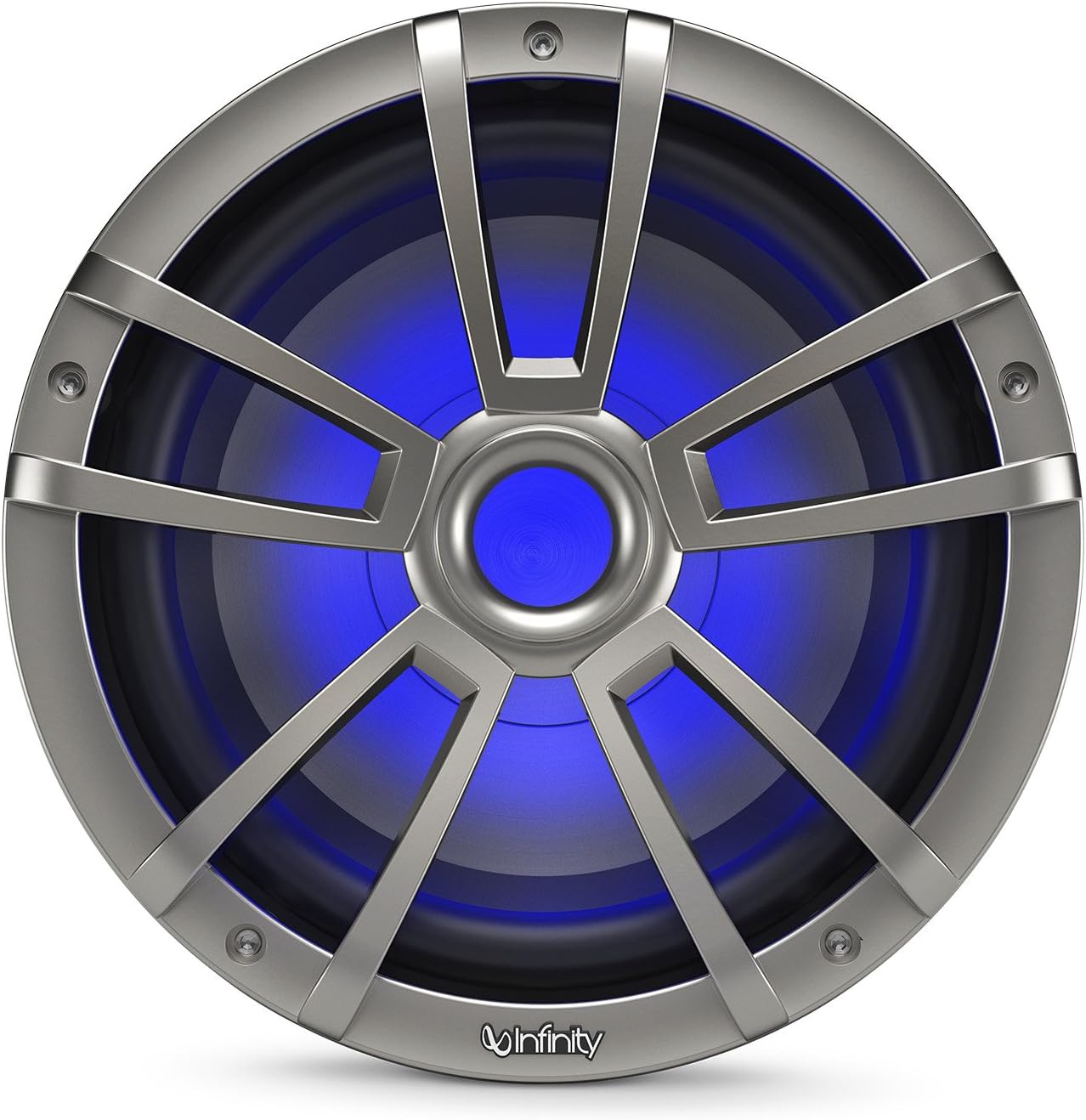 Infinity 1022 MLT 10 Inch Marine RGB LED Subwoofer - Titanium
