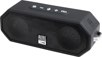 Altec Lansing LifeJacket H2O 4 - Waterdigte Bluetooth Luidspreker, Duursame & Draagbare Luidspreker met Stemassistent, 10 Uur Batterylewe & 100 Voet Bereik, Swart