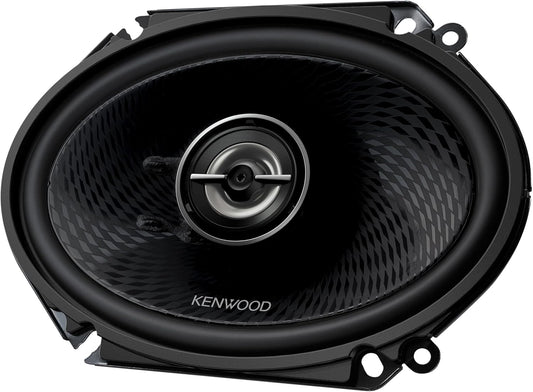 Kenwood KFC-C6898RS 6"x8" 2-rigting motorluidsprekers – 360W spitskrag, polipropileen woofer-keël, gebalanseerde koepel-tweeter, akoestiese klankharmoniseerder