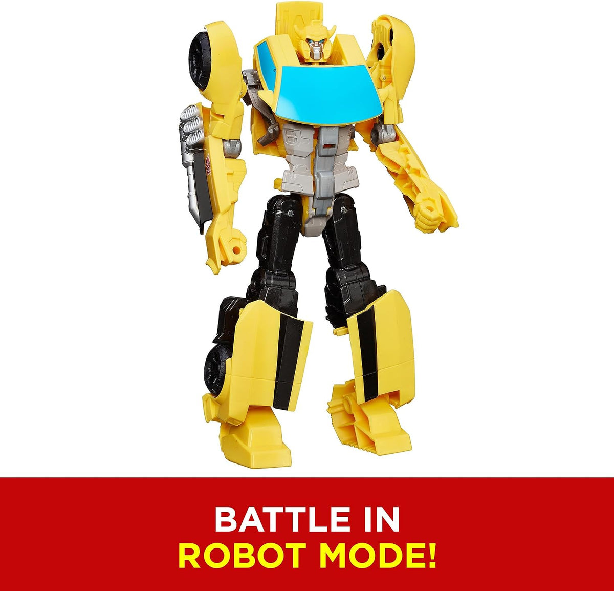 Transformers Toys Heroic Bumblebee Action Figure 11-inch Timeless Large-Scale Figure, Changes into Yellow Toy Car