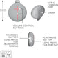 Ultimate Ears MINIROLL Ultra-Portable Waterproof Bluetooth Speaker, Big Bass, IP67 Dustproof, 131 ft (40 m) Range - Revive Grey