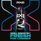 AXE Body Spray Deodorant for Men Black for Long Lasting Odor Protection Frozen Pear & Sandalwood (4.0 oz) Pack of 2
