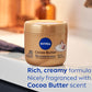 NIVEA Cocoa Butter Body Cream with Deep Nourishing Serum, Cocoa Butter Cream for Dry Skin, 16 Ounce Jar - 3PK
