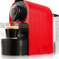 Mixpresso Red Espresso Coffee Machine – Compact 1400W Single Serve Coffee Maker Compatible with Nespresso OriginalLine Capsules, One-Touch Operation, 19-Bar Italian Pump, 27oz Water Tank