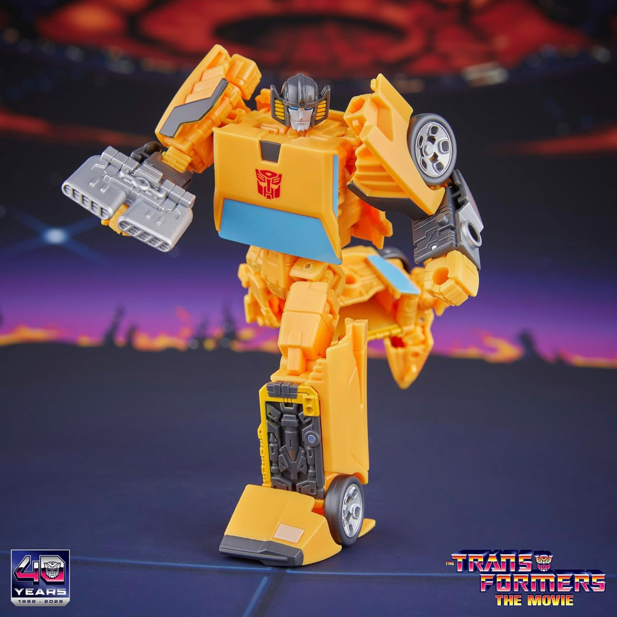 Transformers Studio Series The The Movie Sunstreaker Deluxe Class 4.5-Inch Converting Action Figure, Robot Toys (Ages 8+)