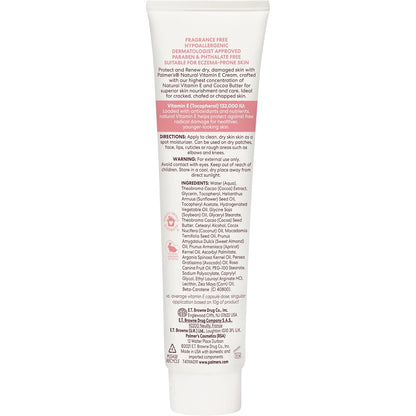 Palmer's Natural Vitamin E Concentrated Cream Protects and Renew Skin - 2.1 oz (Pack of 2)