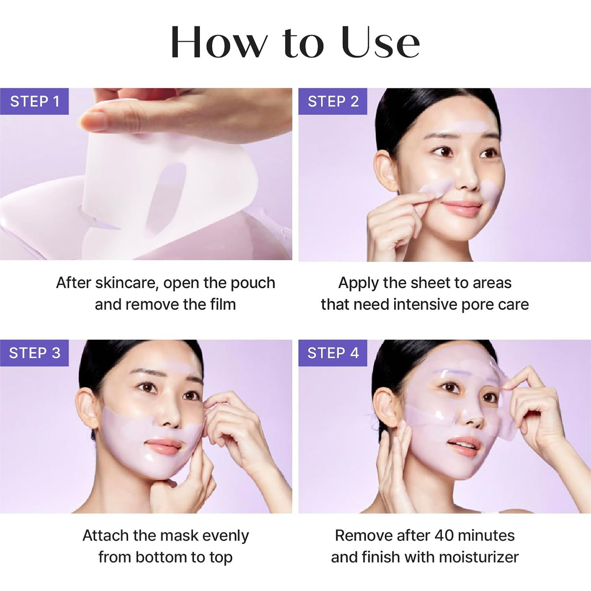 REJURAN Pore Tightening Gel Mask, DOT™ c-PDRN® Hydrogel, 5 Count