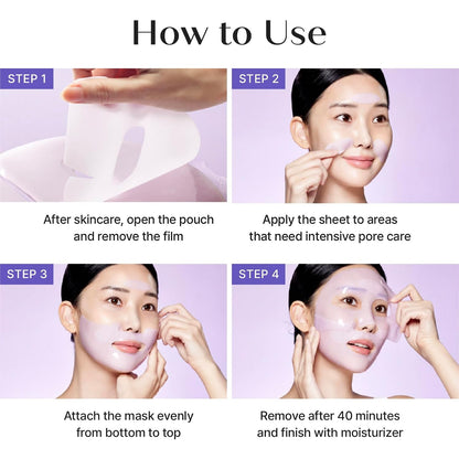 REJURAN Pore Tightening Gel Mask, DOT™ c-PDRN® Hydrogel, 5 Count