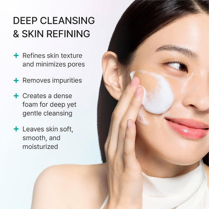 REJURAN Refining Foam Cleanser, c-PDRN® Facial Cleanser, 4.05 fl oz