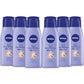 NIVEA Shea Nourish Body Lotion for Dry Skin with Hyaluronic Acid, Shea Butter and Deep Nourishing Serum, 48-Hour Body Moisturizer, 2.5 Fl Oz Bottle, Pack of 6