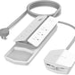 Power Center Vertex Surge Protector With Detachable Power Strip - 6 AC Outlets, 2 USB-A Ports & 1 USB-C Port