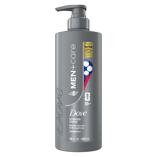 DOVE MEN + CARE Hair Care Striker Swag to Boost Volume & Strengthen Hair 18 Fl oz (2 CT)