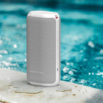 Monster DNA Max Portable Bluetooth Speaker, Loud Speaker with 360 Bass Sound and 10W Wireless Charging Pad, IP67 Waterproof - Indoor and Outdoor Use