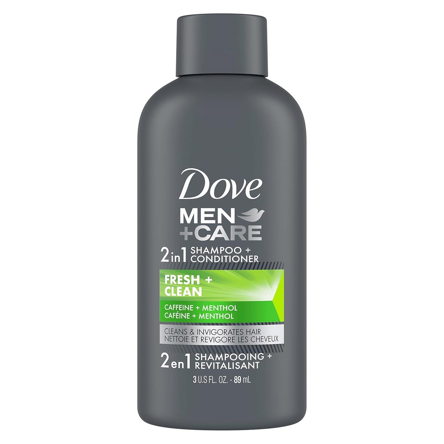 Dove Men Extra Fresh 13.5oz Body Wash & 3oz 2-in-1 Shampoo Conditioner for Men's Skin & Hair