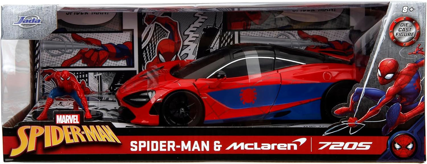 New Marvel Spider-Man 1:24 McLaren 2.75" Miles Morales Figure
