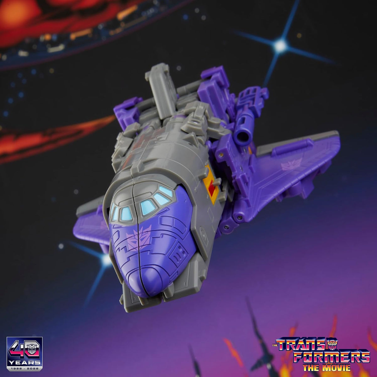Transformers Studio Series The The Movie Astrotrain, Leader Class 6.75-Inch Converting Action Figure, Robot Toys for Ages 8+