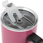 Insulated Stainless Steel Tumbler w/ Reusable Straw & Leak-Proof Lid Easy Carry Handle 40oz (Melody Face)