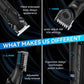Beard Trimmer for Men, IPX7 Waterproof Electric Shaver Razor, Hair Trimmer for Nose, Body, Face and Mustache, Cordless Hair Clipper Grooming Kit, Gifts for Men