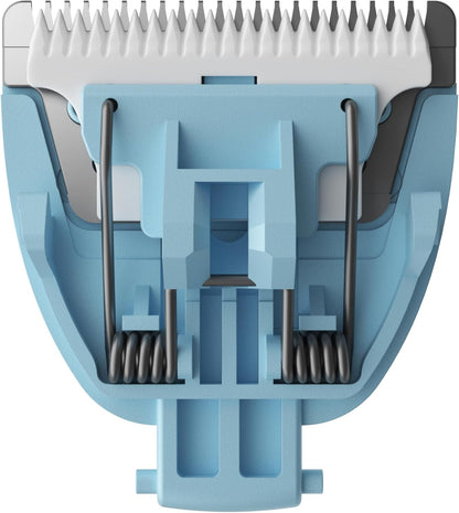 MERIDIAN - Slimmer Trimmer Replacement Blade - Ceramic Blades for Electric Body & Pubic Hair Trimmer, Sky, 1 Pack
