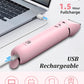 Bikini Trimmer and Shaver Kit  - 2-in-1 Wet/Dry Electric Body Hair Trimmer Facial Hair Removal Cordless Waterproof - (Pink)