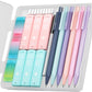 Cute Mechanical Pencil Sets, 6PCS Pastel 0.5 & 0.7mm w/ 360PCS HB Pencil Leads, 3PCS Erasers and 9PCS Eraser Refills, Aesthetic Mechanical Pencils