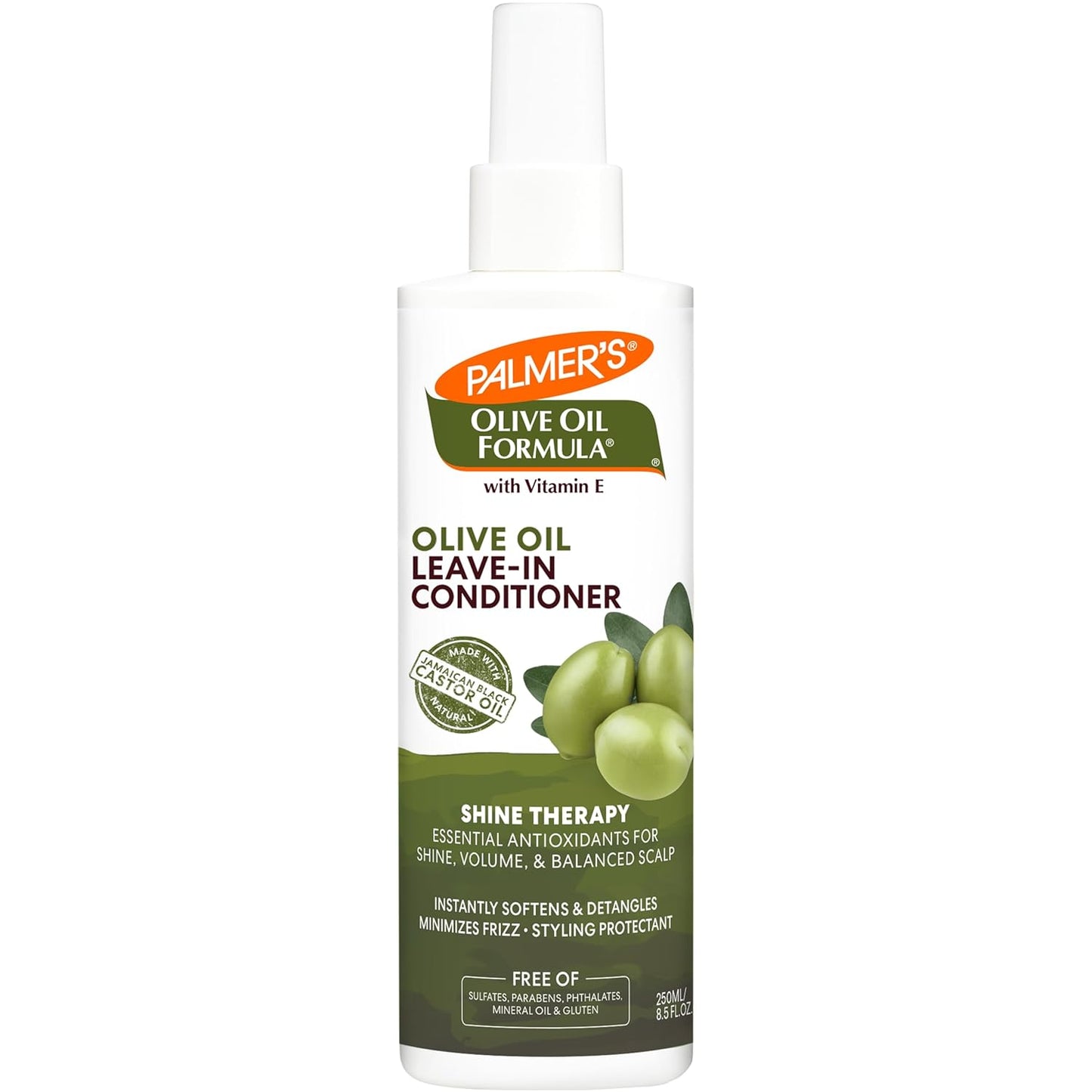 Palmer's Olive Oil Formula Leave In Conditioner Spray, Shine Therapy, Instantly Detangle, Soften and Smooth Textured and Curly Hair (8.5 0z)