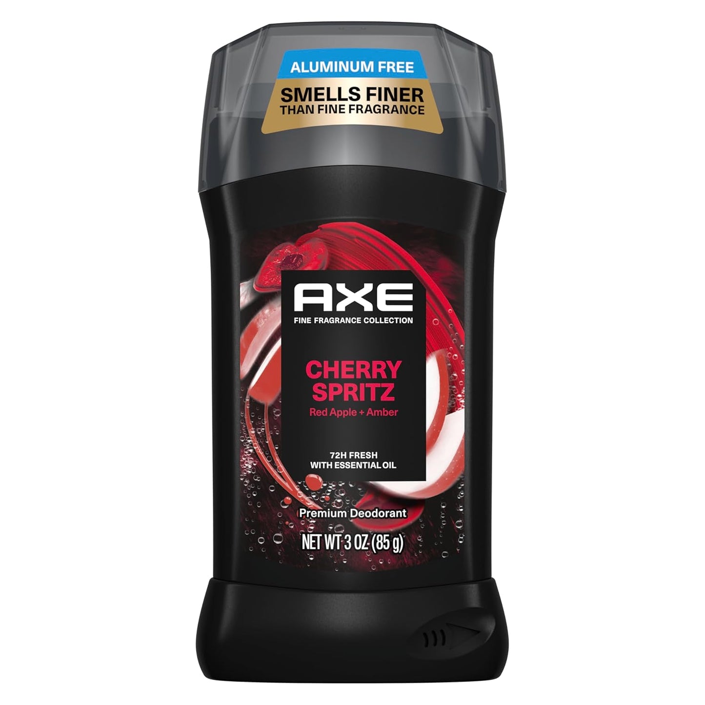 AXE Fine Fragrance Collection Antiperspirant Deodorant for Men Cherry Spritz 72 Hour Sweat & Odor Protection (2.6 oz) Pack of 2