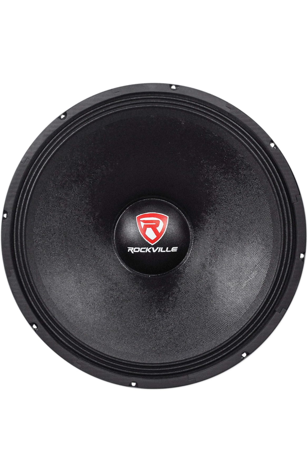 Rockville RVW1800P8 1800W 18" Rou DJ Subwoofer 8 Ohm, Hoë Kraghantering, Diep Basreaksie, Duursame Konstruksie, vir Professionele DJ's en Regstreekse Klank
