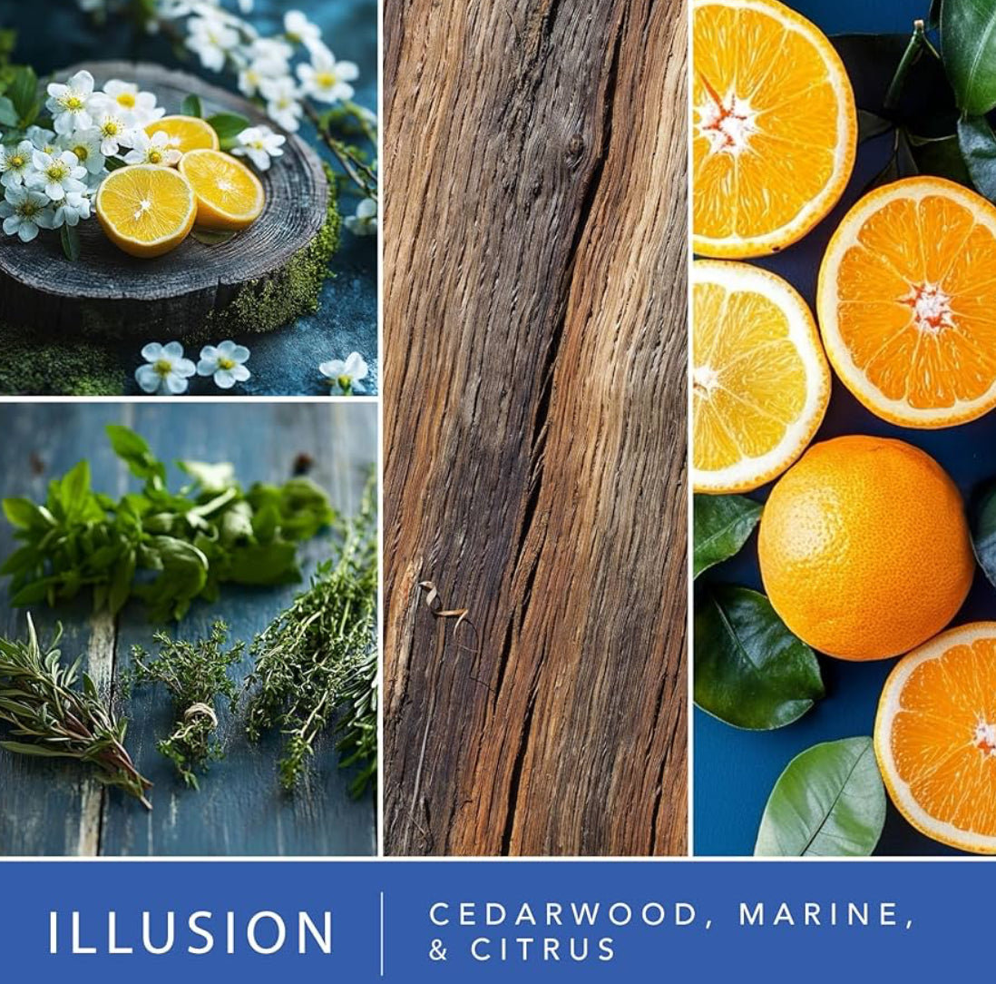 ScentSationals Illusion Fragrance Oil Plug In Air Freshener Refills 3-Pack - Works w/ Scentsationals Wall Plugs - Packaging May Vary