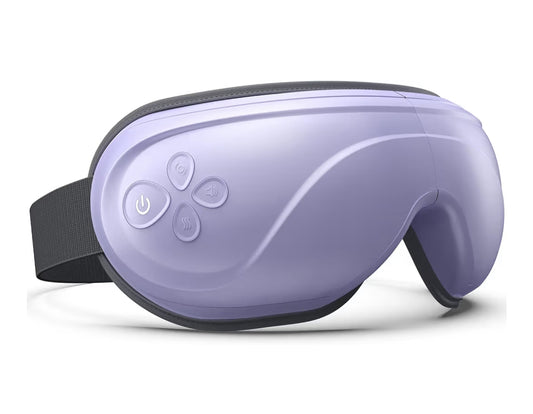 Eyeris 2 Eye Massager w/ Heat Face Massager, Heated Eye Mask for Improve Sleep - (Purple)