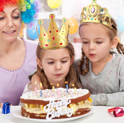 12 STKS Skuim Prinses Tiaras Kroon vir Kinders 928 Stukke Juweel Plakkers 12 Juweel Ringe Handwerk Maakstelle Verjaarsdagpartytjie Gunste