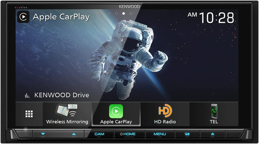 Kenwood 6.8" CD/DVD-ontvanger met Apple CarPlay en Android Auto