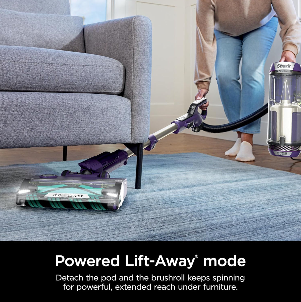 Shark POWER DETECT Upright Vacuum Cleaner with HEPA Filter, Heavy Duty Vacuum - NEW