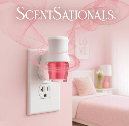 ScentSationals Cherry Blossoms Fragrance Oil Plug In Air Freshener Refills 3-Pack - Works w/ Scentsationals Wall Plugs - Packaging May Vary