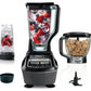 Ninja Blender, Food Processor, Blender for-Smoothies, Includes Pitcher, Smoothie Cup, and 8-Cup Bowl Mega Kitchen System, 120 Volts - Black, BL770AMZ