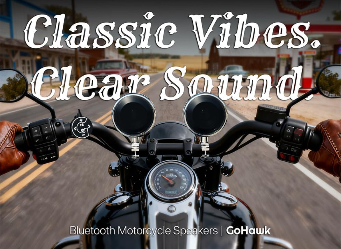 4 Inch Motorcycle Speakers Bluetooth Waterproof Audio System
Waterproof 300W Speakers, Built-in Amplifier, USB/AUX,Wired Control, Great for Harley, ATV, scooters 4-Wheeler