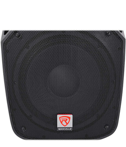 (2) Rockville SPGN128 12" 2400W DJ PA Luidsprekers 8-Ohm+Luidspreker Drasakke BUNDEL