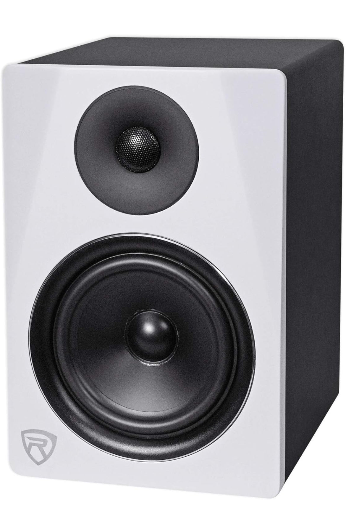 Rockville 6.5" 2-Way 210W White Active/Powered Studio Monitor Speaker (DPM6W)