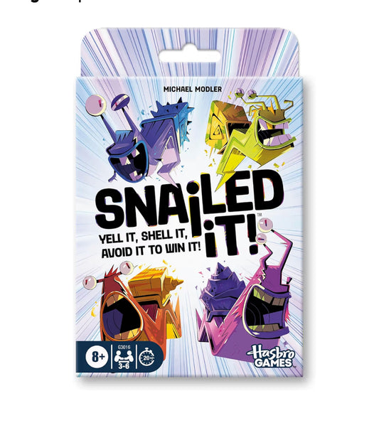 Snailed it! Game | Easy to Learn Family Games for Kids, Teens, and Adults | Snail Card Game | Ages 8 and Up | 3 to 6 Players